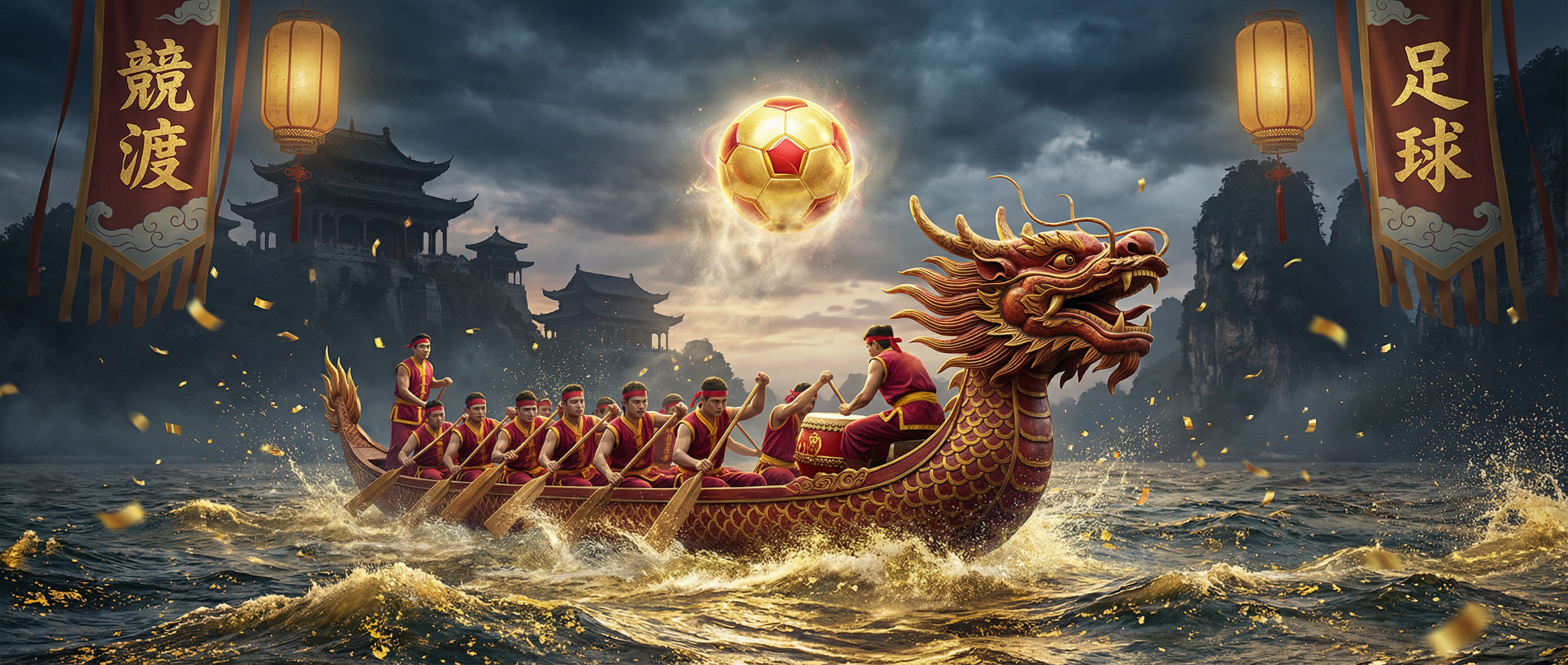 南宫体育 - 端午龙舟竞渡与足球竞猜激情碰撞